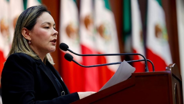 “Creemos en la inocencia de Rocha Moya”, dice Yeraldine Bonilla en su primer mensaje como gobernadora interina de Sinaloa