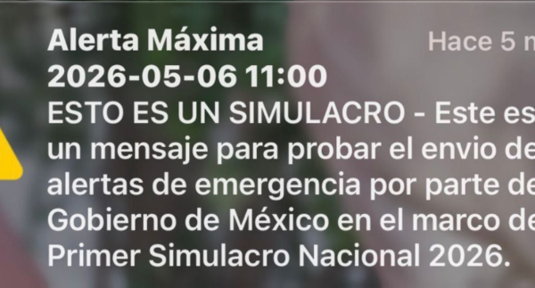 Cambia parcialmente el mensaje de sismo en algunos celulares; de alerta presidencial a “alerta máxima”