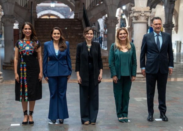 Se reúnen gobernadores del PAN con Isabel Díaz Ayuso en Aguascalientes