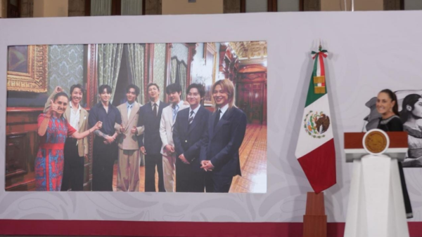BTS regresará a México en 2027, presumió Sheinbaum