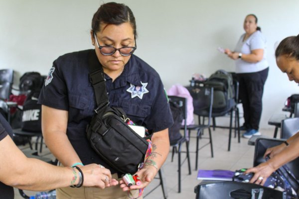 Implementa Seguridad Pública operativo preventivo en el CETis 87