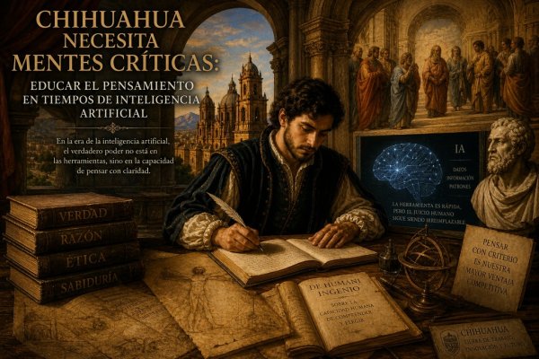 Chihuahua necesita mentes críticas: educar el pensamiento en tiempos de inteligencia artificial