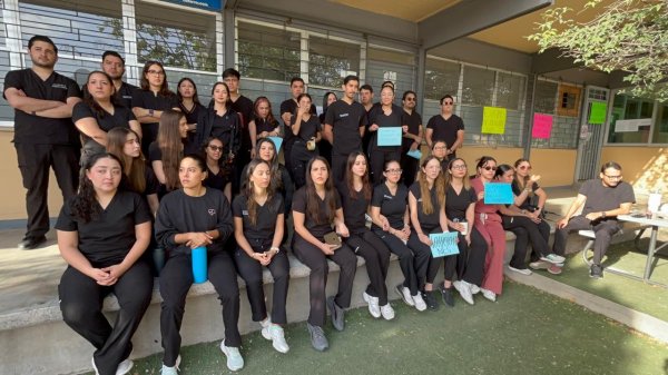 Estudiantes de la Facultad de Odontología se manifestaron por problemas de agua y electricidad; buscamos soluciones con autoridades: Luis Rivera