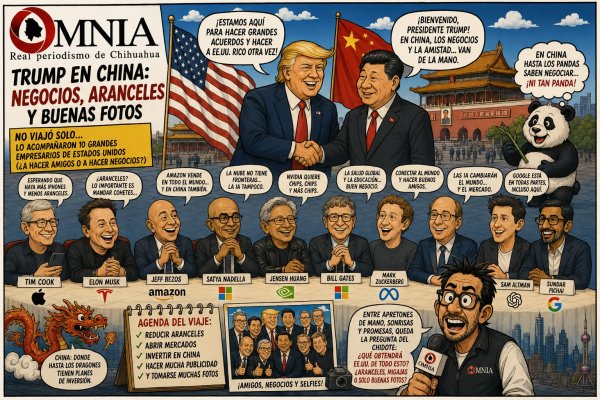 Trump en China
