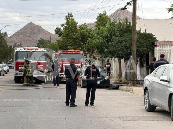 Hombre prende fuego a su vivienda en la colonia Revolución