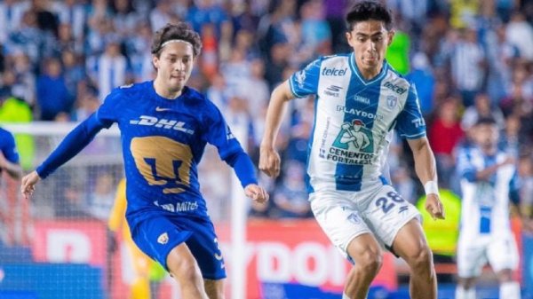 Pachuca supera 1-0 al líder Pumas en la ida de las semifinales de la Liga MX