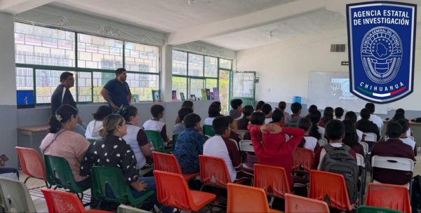 Promueve GOECHI entornos escolares seguros en secundaria de Villa López