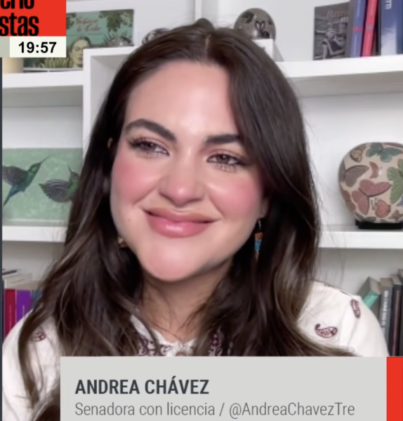 Andrea Chávez evita confrontarse con Cruz Pérez Cuéllar y lo reconoce como “compañero de Morena”