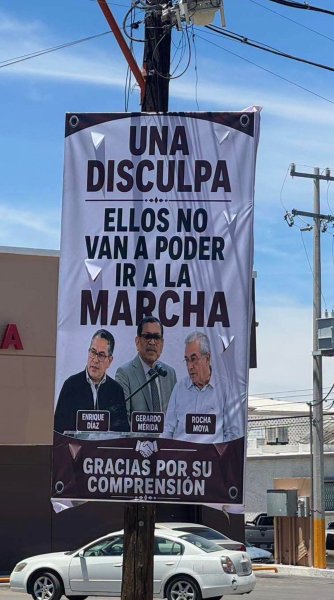 Ausencias en la marcha de Morena
