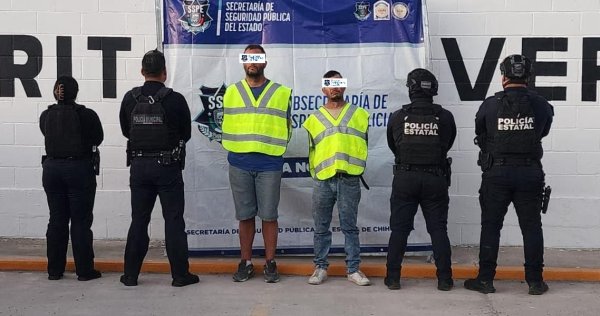 Detiene SSPE a dos masculinos tras persecución en Juárez