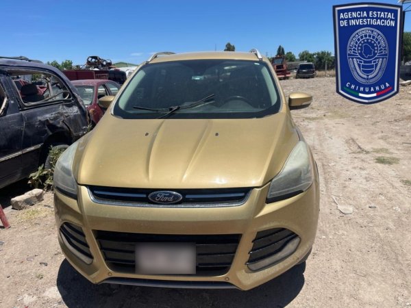 Asegura AEI en Jiménez camioneta con reporte de robo en Delicias