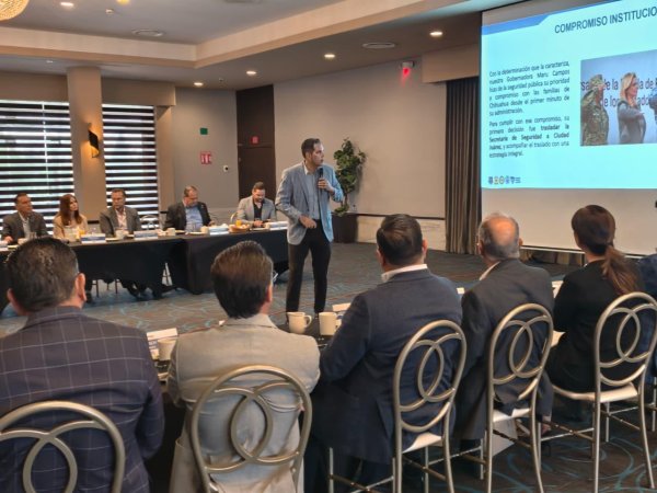 Presenta Gilberto Loya resultados tecnológicos ante Coparmex Chihuahua; fortalecen alianza estratégica en materia de seguridad