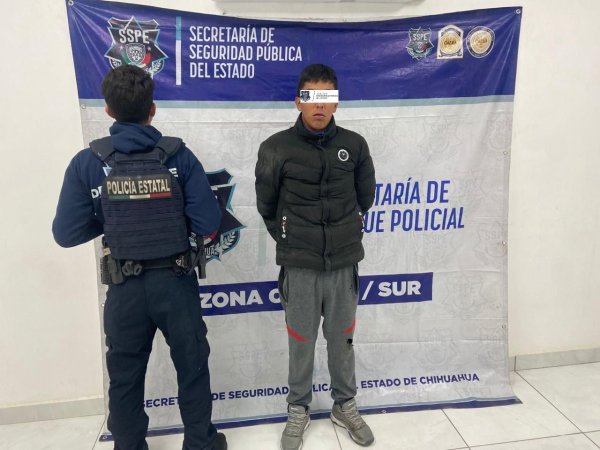 Detiene SSPE a dos presuntos narcomenudistas tras persecución en Parral