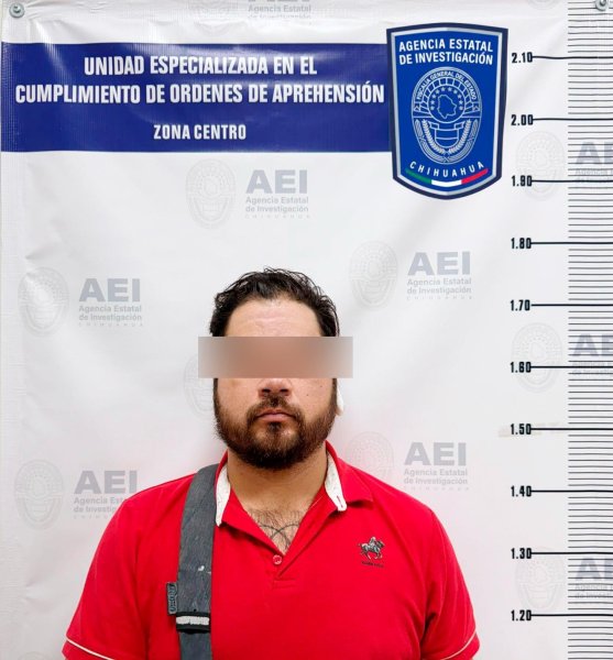 Captura AEI a masculino acusado de violencia familiar