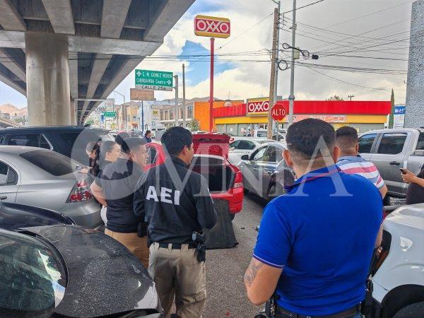 Persecución termina en choque y un detenido por orden de aprehensión por homicidio