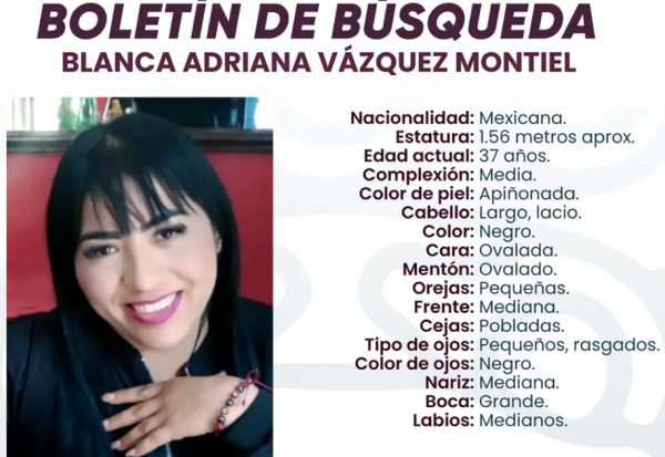 Hallan cuerpo con características de Blanca Adriana, desaparecida tras acudir a clínica estética en Puebla