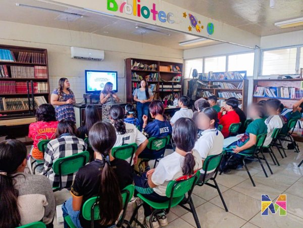 Imparte Gobierno de Meoqui la plática “Manejo de Emociones” la Secundaria Stege