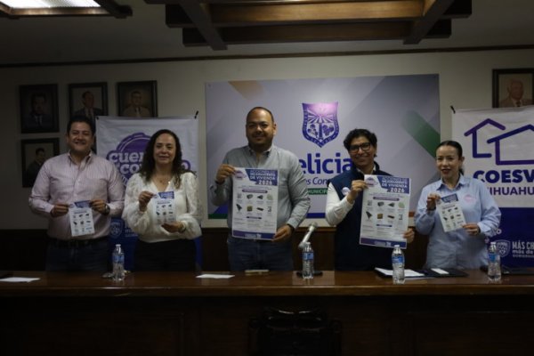 Presenta Coesvi Programa de Mejoramiento de Vivienda 2026 en Delicias