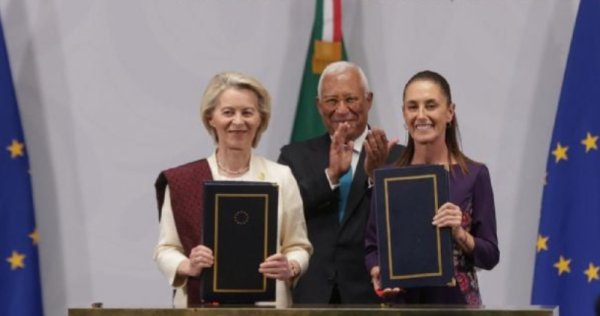 Firman el Acuerdo Global Modernizado México-Unión Europea
