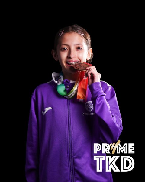 Logra Allison Nieto González el bronce para Chihuahua en nacional de Tae Kwon Do