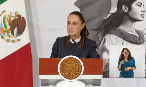 “Buenísimo trabajo como secretario de organización”, dice Sheinbaum a Andy López