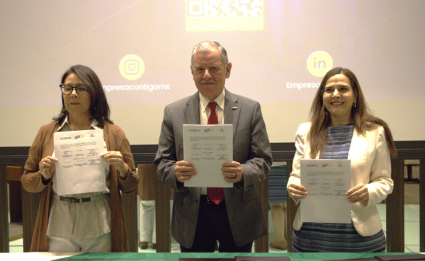 Firma CCE convenio a favor de colaboradores y amplía 3 nuevos organismos