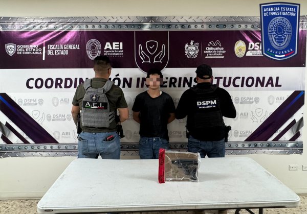 Detiene AEI Zona Centro a Jorge Raúl A. G., alias “La Rata” señalado como generador de violencia