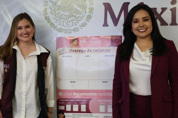 Inicia el 1° de junio entrega de las tarjetas de la beca Rita Cetina a estudiantes de primaria en Chihuahua