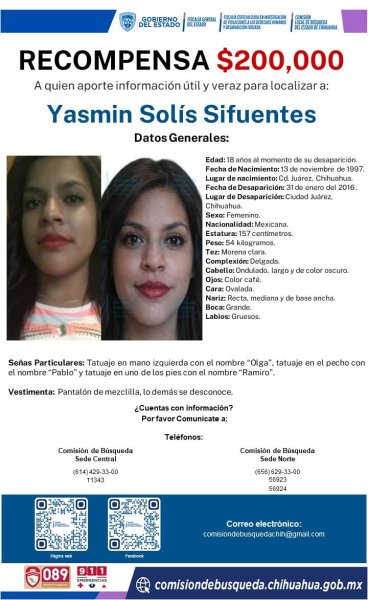 Despliega FEM operativo de pega y difusión de pesquisas de mujeres con reporte de desaparición en Juárez