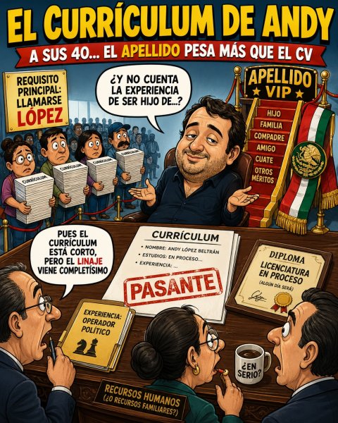 El currículum de Andy