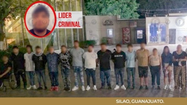 Golpe al CJNG en Guanajuato: caen 22 presuntos delincuentes por 