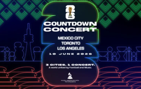 FIFA confirma a artistas para Countdown Concert previo al Mundial 2026
