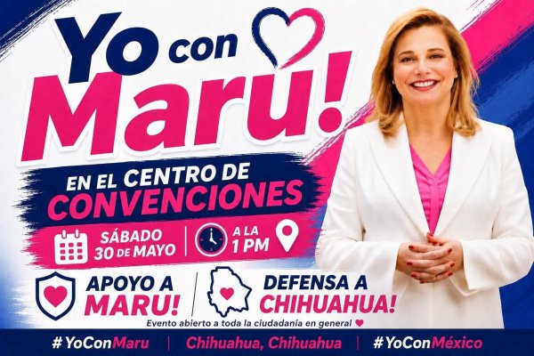 Hoy, concentración en favor de Maru Campos
